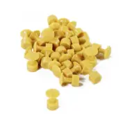 25pcs Yellow Spiral Tabs (17mm) Paintless Dent Repair Glue Pulling Tools