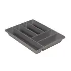 Kaboodle Grey Cutlery Insert Tray Home Kitchen Drawer Organisers Accessories