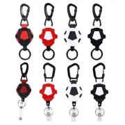 Heavy Duty Retractable Keychain Carabiner Keychains Retractable Badge Holders