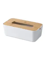 [Takara] Takae Natural Bamboo Tissue Box Large in White
