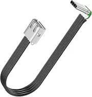 Type C to USB 2.0 Cable, Type C Cord, 12 Inches Fast Charging Cord, Drive 2.0 Data Transfer 480Mbps, Compatible with Mobile Phones, Tablets, Automobiles, Convenient Length, 1 Pack