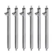 6pcs Quick Release Spring Bar 1.8mm Dia 22mm Width Stainless Steel Watch Pins