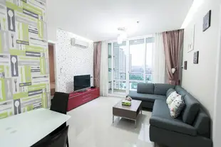 叻猜拉披色路的2臥室公寓 - 49平方公尺/1間專用衛浴Cozy 2 br at Tc green condo