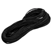 Elastic Cord Stretchy String 2mm 98 Yards Black for Bracelets, Necklaces