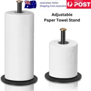 Adjustable Paper Towel Holder Roll Dispenser Stand for Kitchen & Bathroom