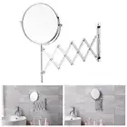 Extendable Bathroom Mirror Wall-mounted Vanity Mirror Durable Makeup Mirror