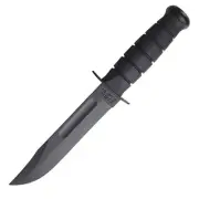 Ka-Bar Black Fighting Knife | 11.75" Overall, 1095 Cro-Van Steel, Kraton G Handl