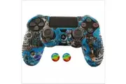 PS4 Controller Soft Silicone Protective Cover Light Blue Pirate
