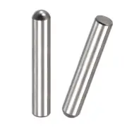12x70mm Dowel Pins, 2pcs Round Head Flat Chamfered End Dowel Pin