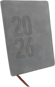 KALLORY 2026 Monthly Planner: Journal Appointment Book Calendar Notebook Soft Cover Pu Notepad A5