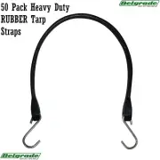50 Pack 31" Heavy Duty RUBBER Tarp Straps TARP TIE DOWN Bungee Cords
