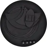 10pcs Mute Silencer Drumming Practice Pad Bass Drums Quiet Sound off Black