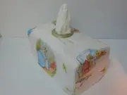 Peter Rabbit Tissue Box Cover With Circle Opening - Great Gift Idea
