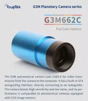 Touptek IMX662 MINI Color Astronomical Planetary Camera USB3.0 1/2.8 in#G3M662C
