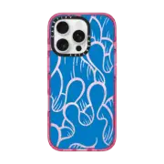 iPhone 16 Pro Impact Case MagSafe Compatible SUPER WAVY (BLUE)