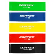 Cortex 5 Pack Flat Resistance Micro Wide Bands (4kg to 14kg)