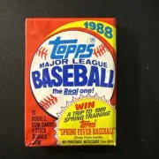 1988 Topps Baseball "The Real Ones" Cards Unopened Sealed Wax Packs $3.50 Each