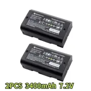 3400mAh New 2PCS 7.2V BP-5S Battery For Topcon STONEX Unistrong South X11 Data