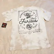 Fast And Furious By Affliction T Shirt Mens Size 2XL Hi-Speed Motors Beige New