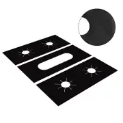 Heat resistant Nonstick Gas Stove Cover Pad for Kitchen Cleaning 3pcs Set