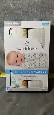 SwaddleMe S/M Original 7-14 lbs 0-3 Months NIB 100% Cotton Swaddle Me 2 Pack