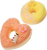 Abaodam 2pcs Simulation Donut Models Fake Donuts Dessert Faux Doughnuts Simulated Fake Doughnuts Fake Doughnut Props Photo Props Artificial Desserts Props Decorative Artificial Donuts