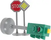 Gogogmee 3Pcs Traffic Signal for Interactive Smart Traffic Light with Voice and Flashing Lights Playset for Early Learning
