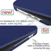 for MacBook Air 15 inch Case 2023 Released A2941 with M2 Chip Laptop Clear Case