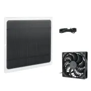 10W Photovoltaic Solar Panel High Speed Waterproof Exhaust Fan With Protective Net Suitable for Chicken Coop and Dog Ken