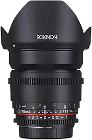 Rokinon DS16M-N 16mm T2.2 Cine Wide Angle Lens for Nikon Digital SLR