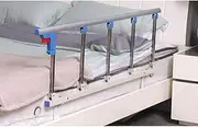 Bed Side Handrail Barrier Bed Railing Folding Bed Guardrail Side Guard for The Elderly Handrail Assistance for Getting in & Out of Bed at Home Safety Assisting Rails (A 120X40CM)