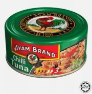 5 x 160G Ayam Brand Chilli Tuna Canned Food Camping Preserved Food Express Shipp