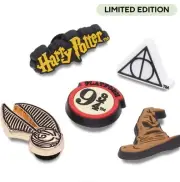 Harry Potter Crocs Jibbitz Platform 9 3/4 Snitch Deathly Hallows Sorting Hat