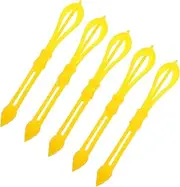 PACKOVE 5pcs Hair Dye Cream Mixer: Mini Hairdressing Dye Whisk Plastic Hairdressing Tools for Hair Coloring for Salon Professionals Home