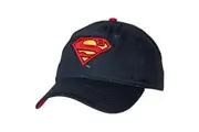 Superman Classic Symbol Dark Navy Curved Brim Adjustable Dad Hat