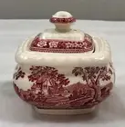 Villeroy & and Boch RUSTICANA RED sugar bowl with lid - NEW BOXED