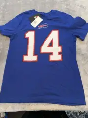 Nike Men's Buffalo Bills Stefon Diggs #14 T-Shirt, Blue, M