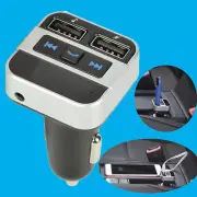1x Bluetooth Hands-free Car Kit with Twin USB Charger, FM Transmitter MP3 Player