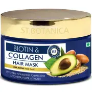 StBotanica Biotin & Collagen Strengthening Hair Mask, 200 ml