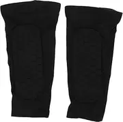ARTSEWPLY 2pcs Anti-Collision Honeycomb Calf Sleeves Stocking Stuffers' Football Soccer Sleeve Socks Soccer Shin Guards Adult Leg Sleeve Soccer Socks Sleeves Compression Stockings Eva Black