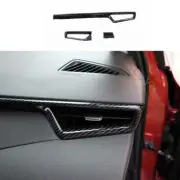 L&R AC Air Outlet Vent 3PCS For Toyota Corolla 2019-2022 Carbon Fiber Cover Trim