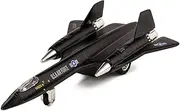 Black X-Planes Air Force SR-71A Blackbird Die Cast Jet Plane Toy with Pull Back Action by Kinsmart