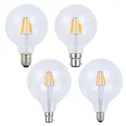 8w LED B22, E27 G95, G125 Globe Warm White 2700k, Cool White 4000k, Daylight 6500k Dimmable