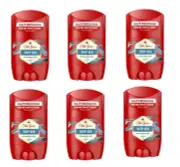 6x Old Spice Deep Sea Deodorant Solid Stick For Men 0% Aluminium 6x50ml
