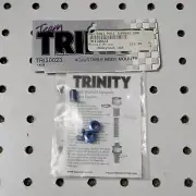 Trinity RC ~ 5mm ~ Adjustable Body Mount Post Toppers Blue Anodized Aluminum NOS
