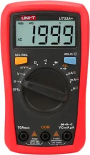 Uni-T UT33A+ Auto-Range Palm Size Digital Multimeter