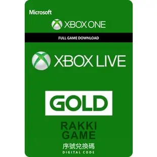 [正版序號] 台灣專用 XBOX ONE Series S X XBOX LIVE Gold 金會員 12個月