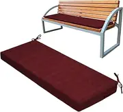 Porch Bench Cushion | Patio Furniture Swing Seat | Lounger Replacement, Fade Resistant Non-Slip Swing Pad, Soft Sofa Pillow for Porch Sofa