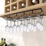 Wine Glass Rack Under Cabinet Stemware Holder Metal Wine Glass Organizer