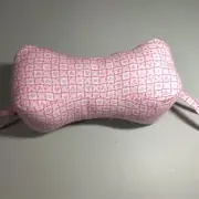Pink Neck Flannel Bone pillow, Back Support,Leg Support Pillow Travel Pillow